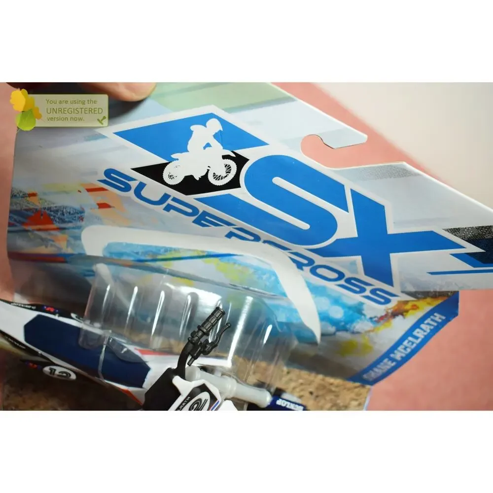 AMA Supercross Championship Motorcycle Shane McElrath #12 Figure 1:10 Scale
